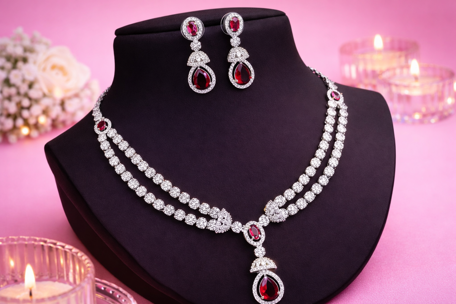 Blush Royale Ruby Set