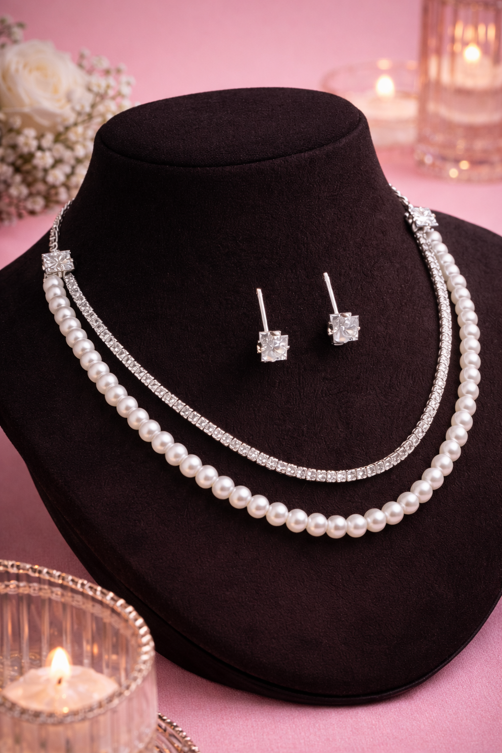 Crimson Glow Diamond Ensemble