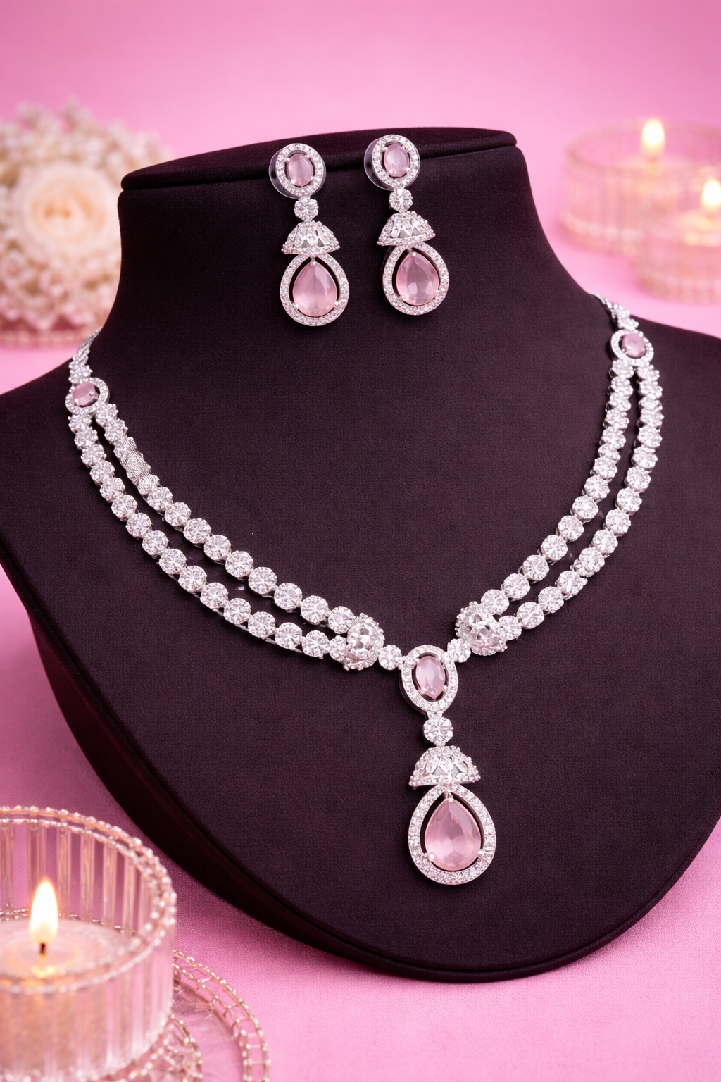 Blush Majesty Diamond Set