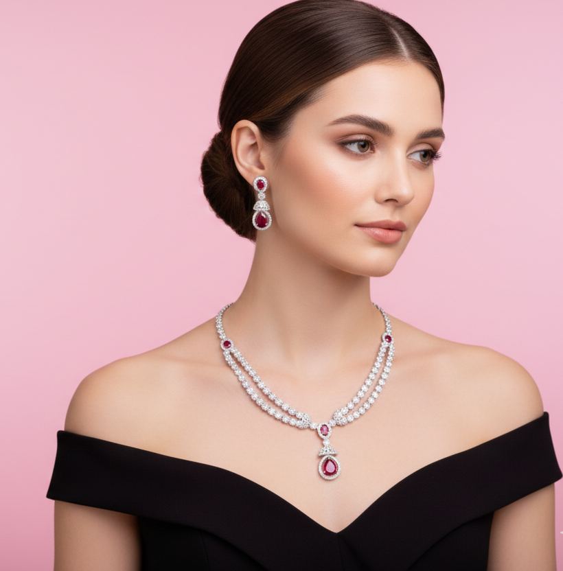 Blush Royale Ruby Set