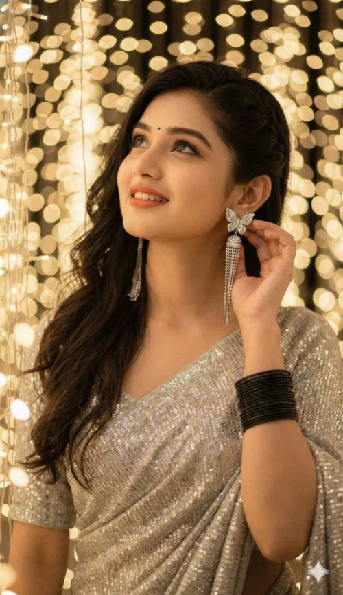 Crystal Fairy Flutter Earring