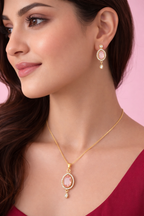 Blush Royale Pink Emerald Set