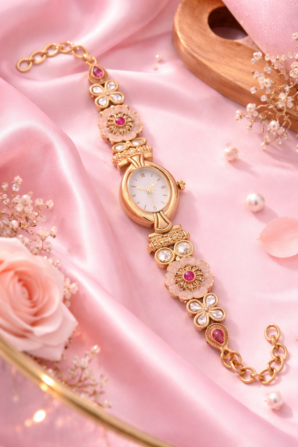 Celestia Rosé Blossom Watch 🌸