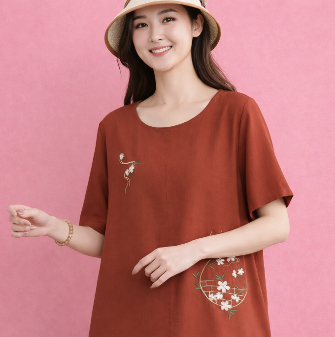 Scarlet Sage Short Kurti