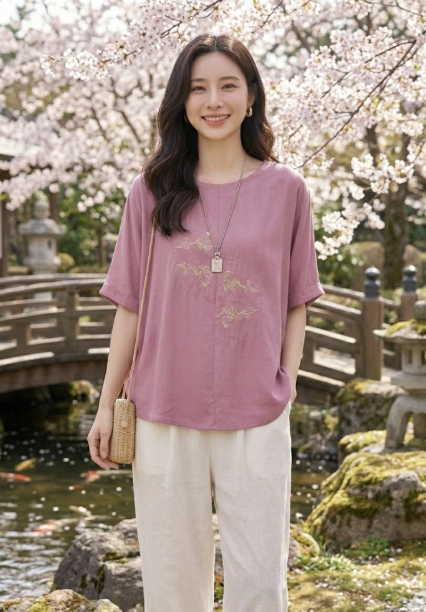 Sakura Rose Short Kurti