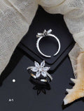 Flora Spark Open Ring