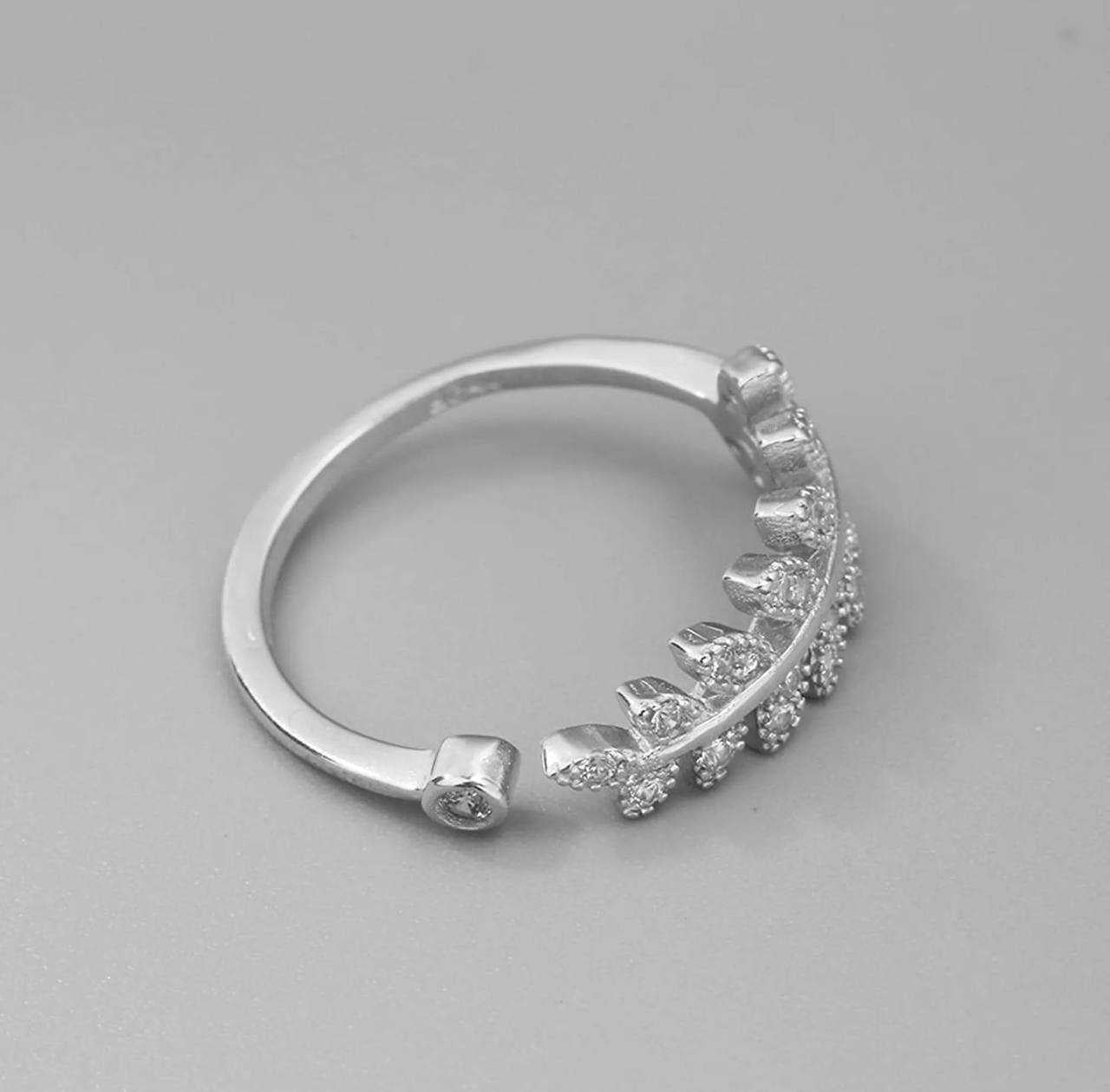 Silver Leaf Whisper Ring